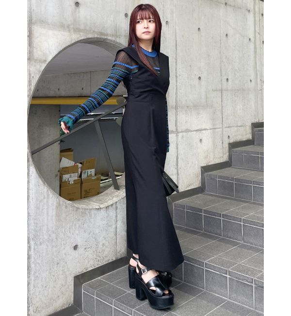 MURUA「プラットフォームカットワークサンダル」|サンダル|