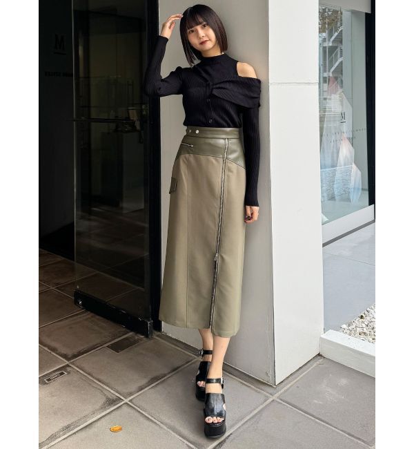 MURUA「プラットフォームカットワークサンダル」|サンダル|