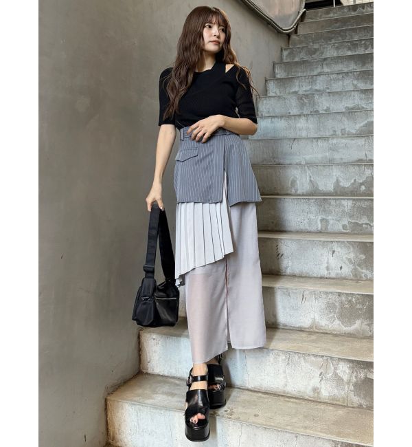 MURUA「プラットフォームカットワークサンダル」|サンダル|