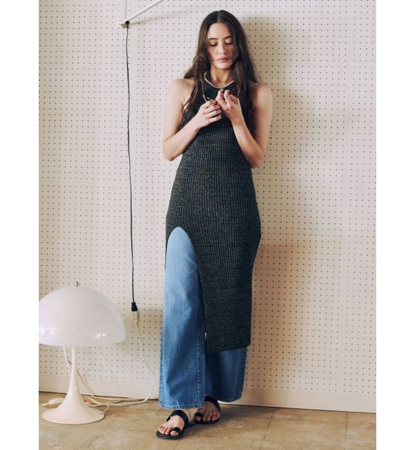 Ungrid「ホルターネックスリットチュニック」|ニット・セーター|