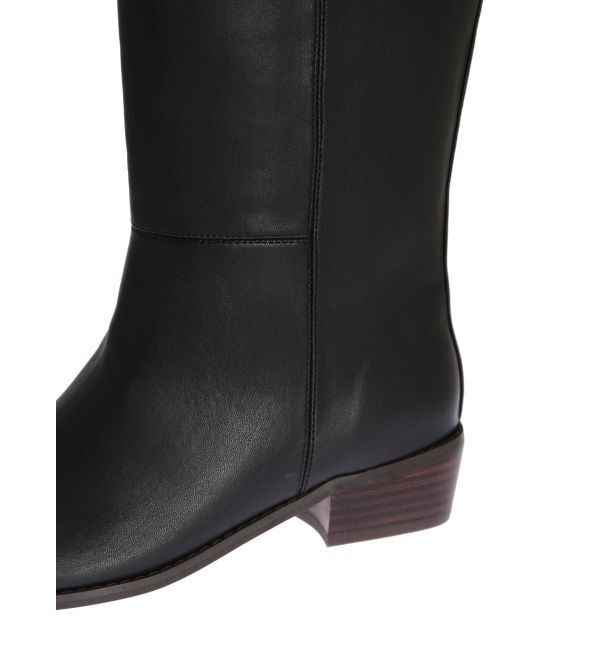 Ungrid「スクエアトゥロングブーツ」|ロングブーツ|