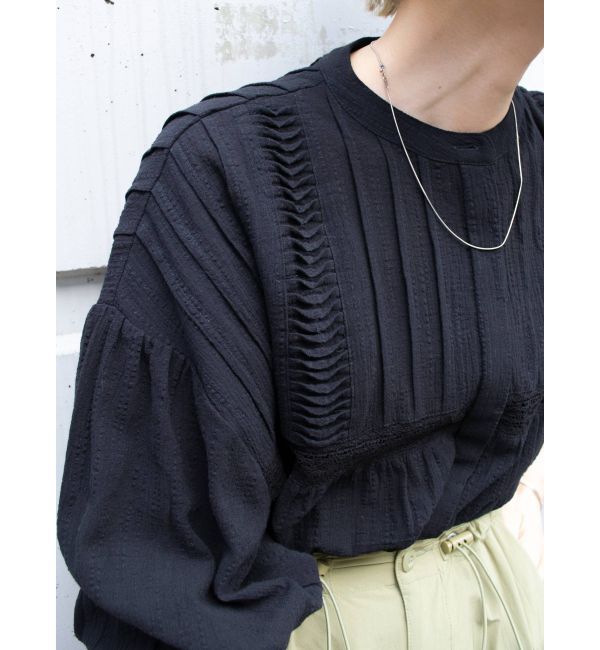 Ungrid「コットンタックボリュームブラウス」|シャツ・ブラウス|