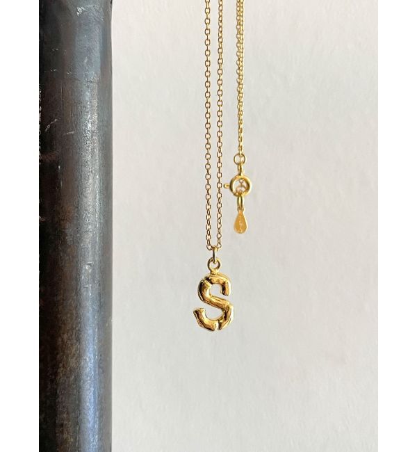 Ungrid「イニシャルモチーフネックレス S」|ネックレス|ゴールド
