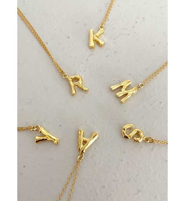 Ungrid「イニシャルモチーフネックレス S」|ネックレス|