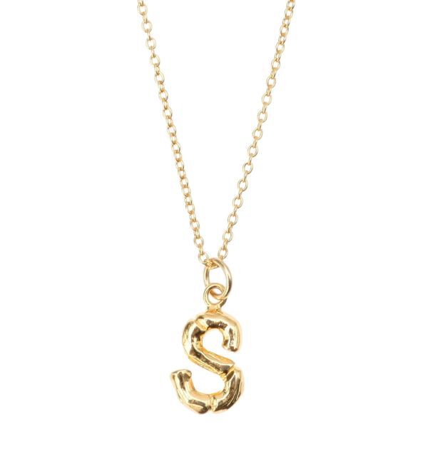 Ungrid「イニシャルモチーフネックレス S」|ネックレス|
