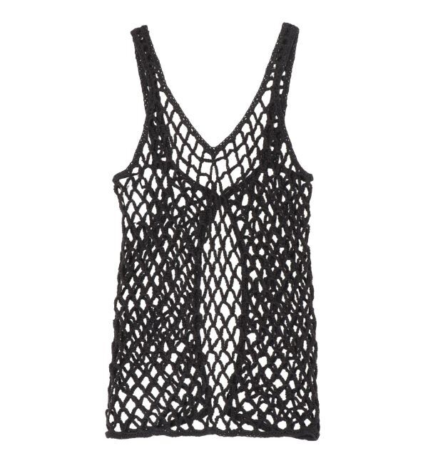 Ungrid「2wayかぎ針ニットキャミ」|キャミソール|