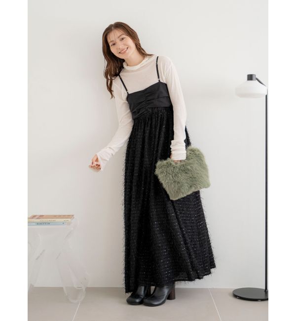 Ungrid「ハイネックシアーロングスリーブTee」|Tシャツ・カットソー|