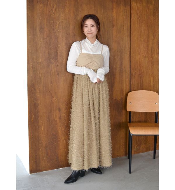 Ungrid「ハイネックシアーロングスリーブTee」|Tシャツ・カットソー|