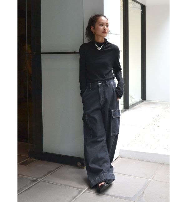 Ungrid「ハイネックシアーロングスリーブTee」|Tシャツ・カットソー|