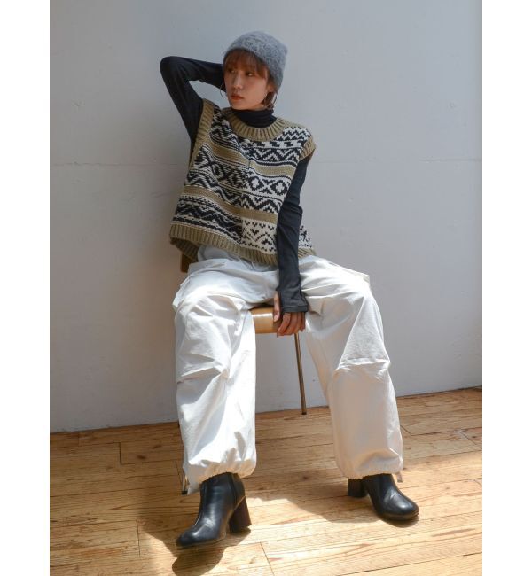 Ungrid「ハイネックシアーロングスリーブTee」|Tシャツ・カットソー|