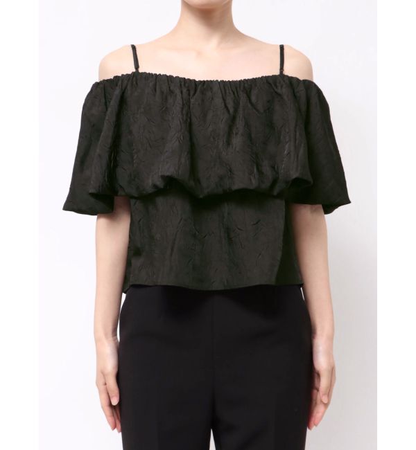 LAGUNAMOON「4WAYジャガードオフショルブラウス」|シャツ・ブラウス|