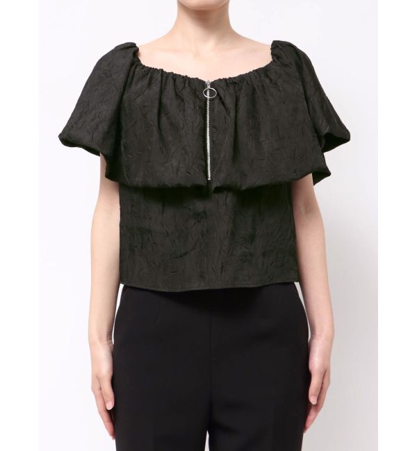 LAGUNAMOON「4WAYジャガードオフショルブラウス」|シャツ・ブラウス|