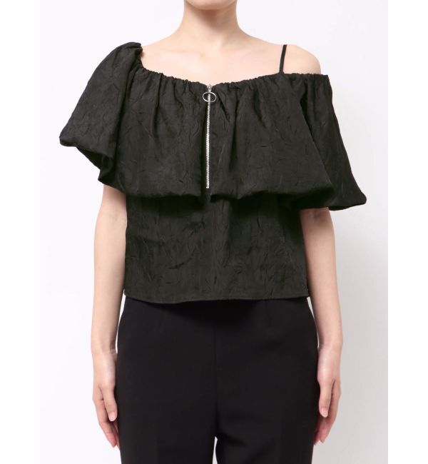 LAGUNAMOON「4WAYジャガードオフショルブラウス」|シャツ・ブラウス|