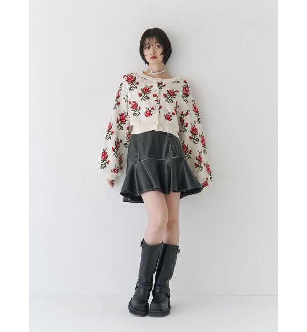 jouetie「フラワーパターン2WAYカーデ」|カーディガン|