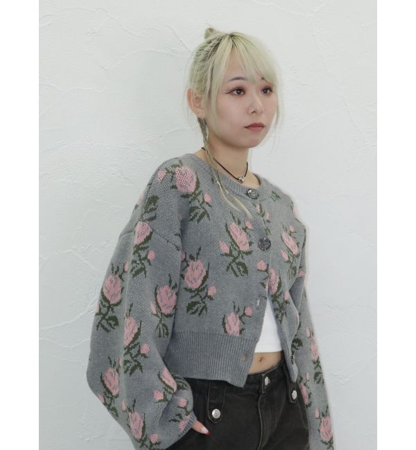 jouetie「フラワーパターン2WAYカーデ」|カーディガン|