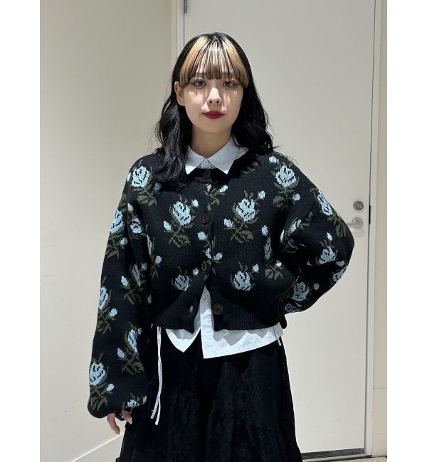 jouetie「フラワーパターン2WAYカーデ」|カーディガン|
