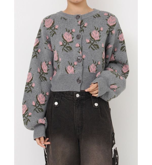 jouetie「フラワーパターン2WAYカーデ」|カーディガン|