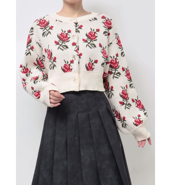 jouetie「フラワーパターン2WAYカーデ」|カーディガン|