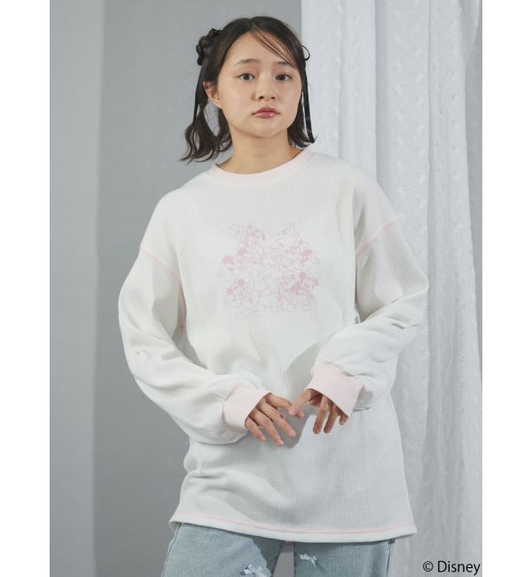 merry jenny「MICKEY＆FRIENDS / サーマルトップス」|Tシャツ・カットソー|