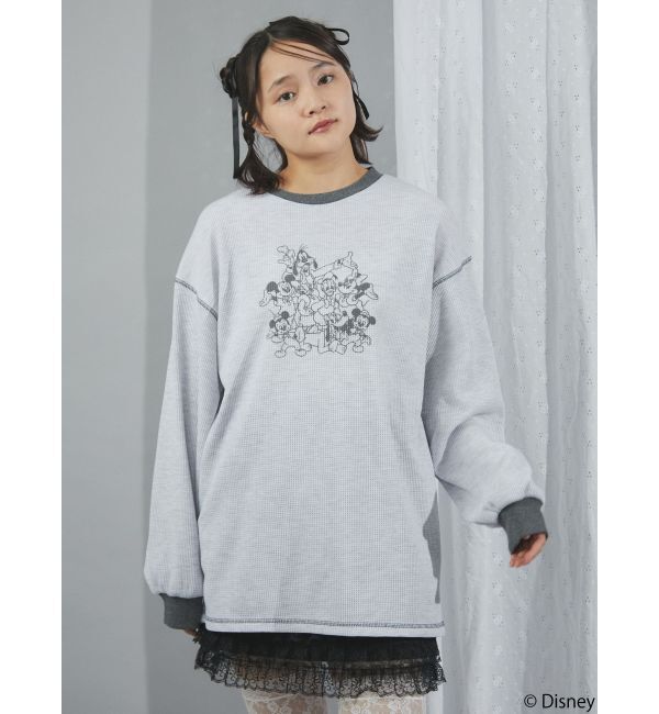 merry jenny「MICKEY＆FRIENDS / サーマルトップス」|Tシャツ・カットソー|