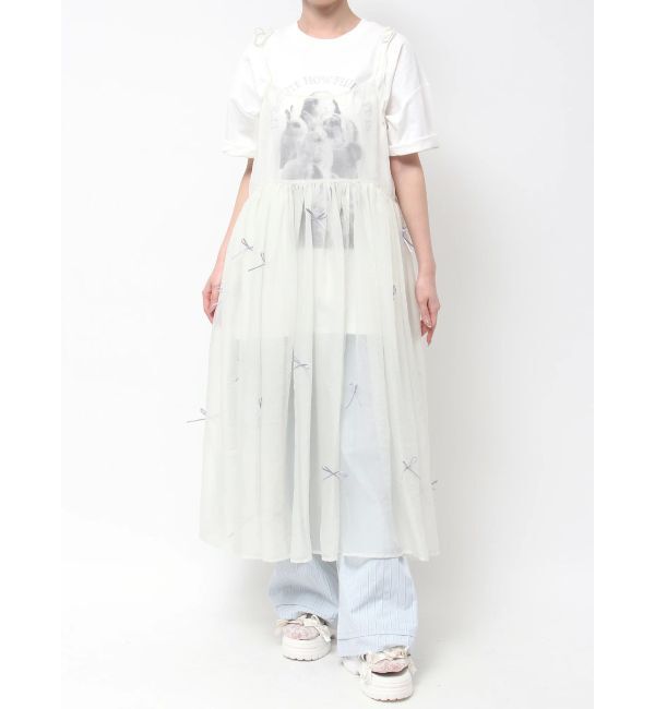 merry jenny「ribbonシアーレイヤードキャミワンピース」|ワンピース|
