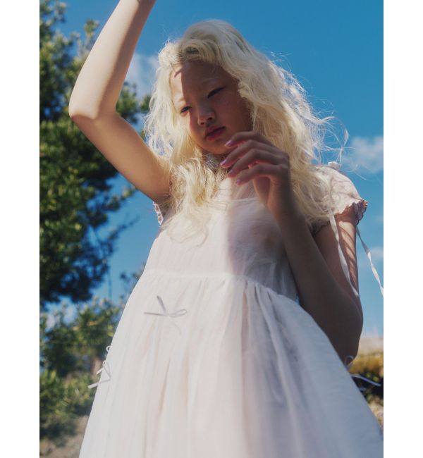 merry jenny「ribbonシアーレイヤードキャミワンピース」|ワンピース|