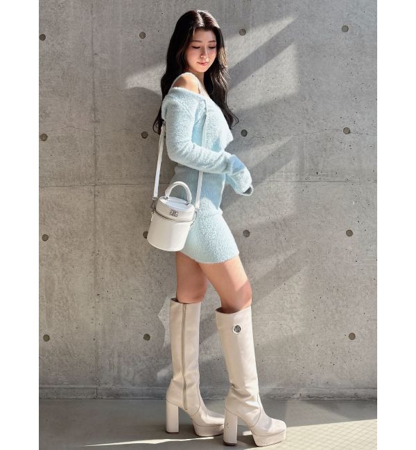 GYDA「GYGY MOLDロングブーツ」|ロングブーツ|