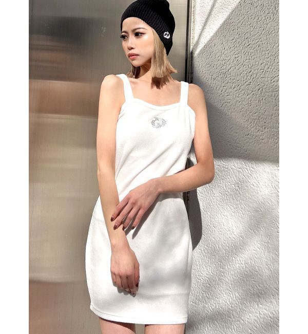 GYDA「GDラインストーンパイルワンピース」|ワンピース|