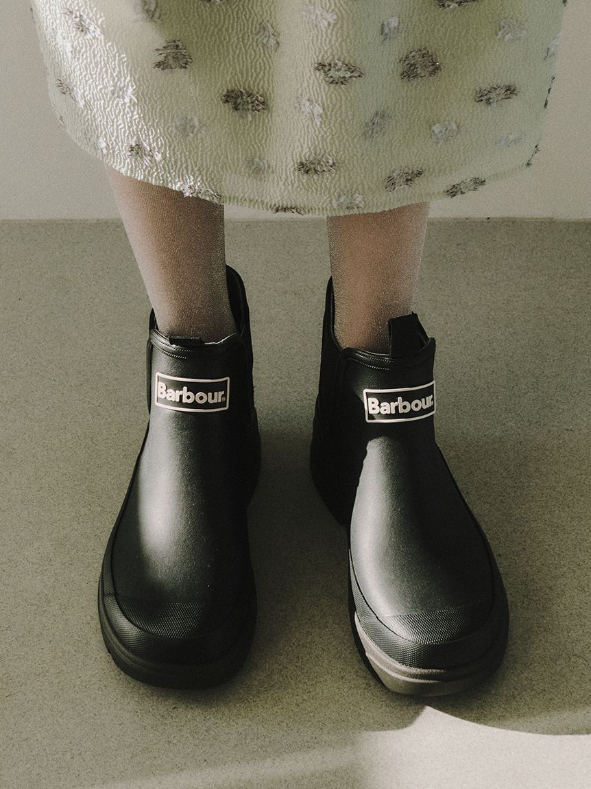 emmi atelier「【emmi&times;Barbour】サイドゴアレインブーツ」|レインシューズ|