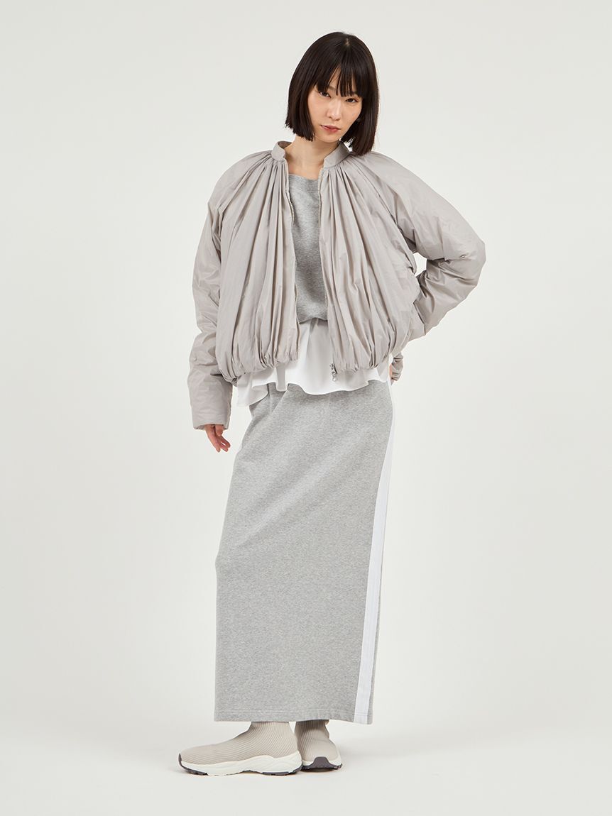 emmi atelier「Re.WAR（TM）シアーギャザー中わたブルゾン」|ブルゾン・スタジャン|