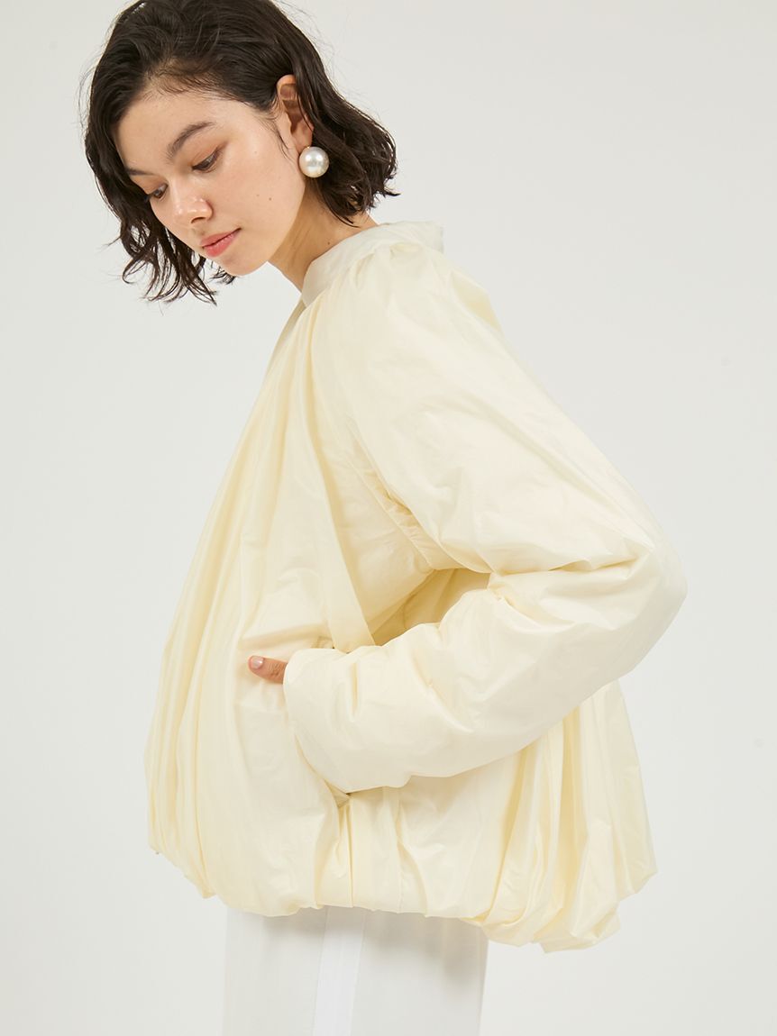 emmi atelier「Re.WAR（TM）シアーギャザー中わたブルゾン」|ブルゾン・スタジャン|