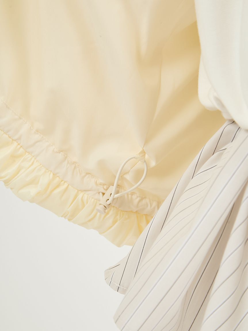 emmi atelier「Re.WAR（TM）シアーギャザー中わたブルゾン」|ブルゾン・スタジャン|