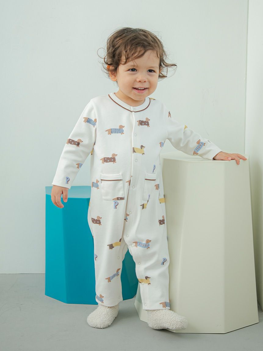 GELATO PIQUE KIDS & BABY「【BABY】ダックスフンド柄ロンパース」|ロンパース|CRM