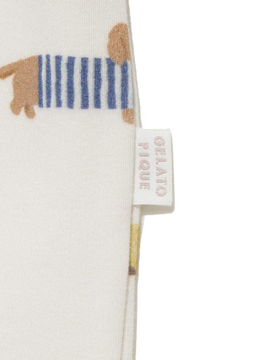 GELATO PIQUE KIDS & BABY「【BABY】ダックスフンド柄ロンパース」|ロンパース|