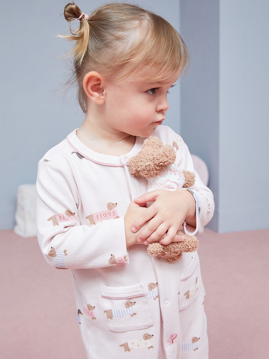 GELATO PIQUE KIDS & BABY「【BABY】ダックスフンド柄ロンパース」|ロンパース|