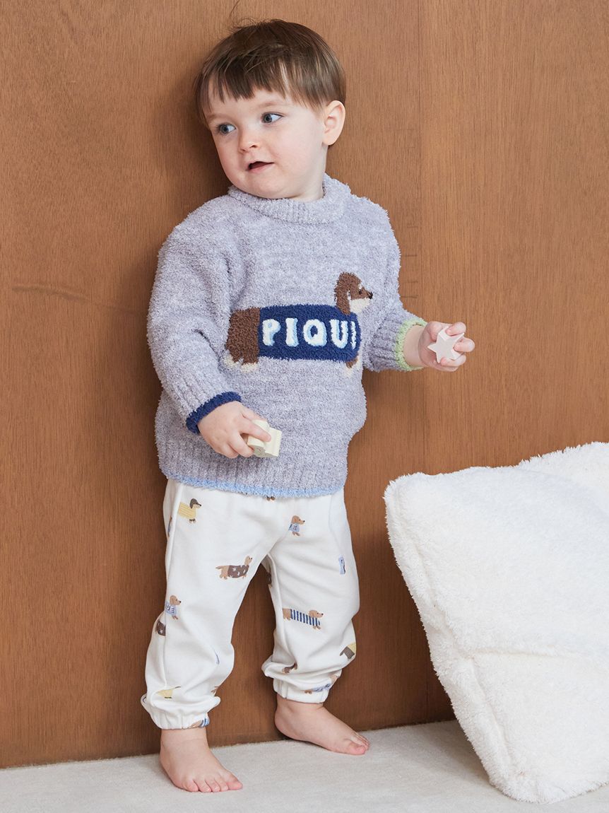 GELATO PIQUE KIDS & BABY「【BABY】ベビモコダックスフンドジャガードプルオーバー」|その他ベビーウェア|