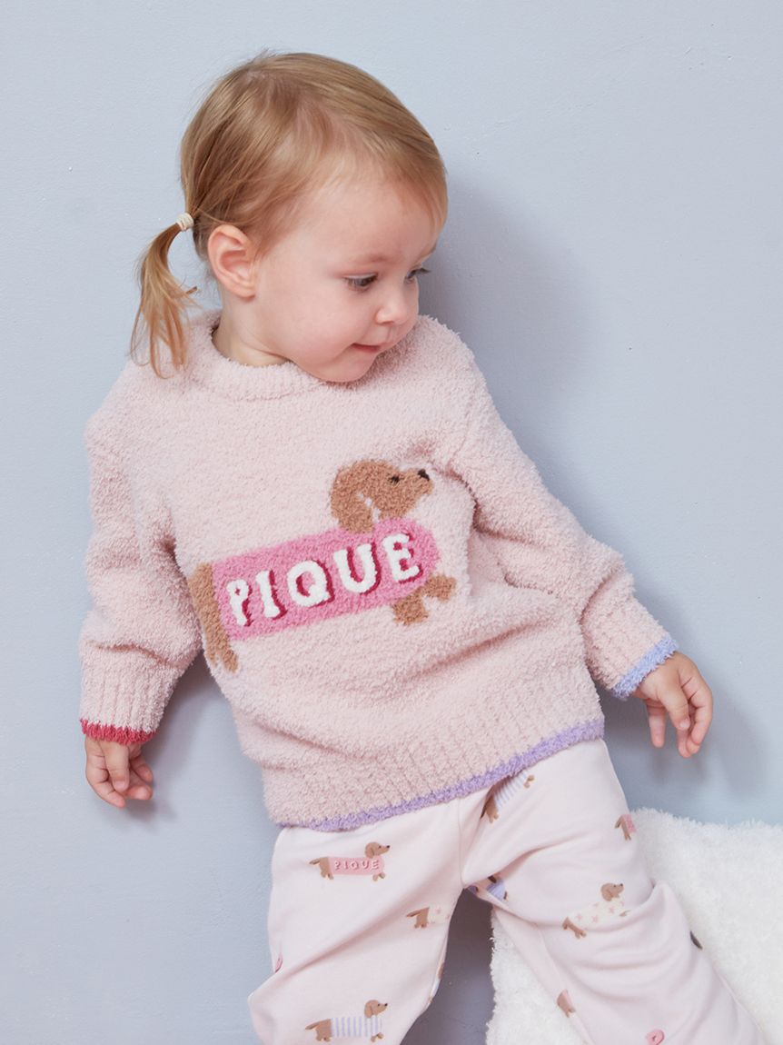 GELATO PIQUE KIDS & BABY「【BABY】ベビモコダックスフンドジャガードプルオーバー」|その他ベビーウェア|PNK