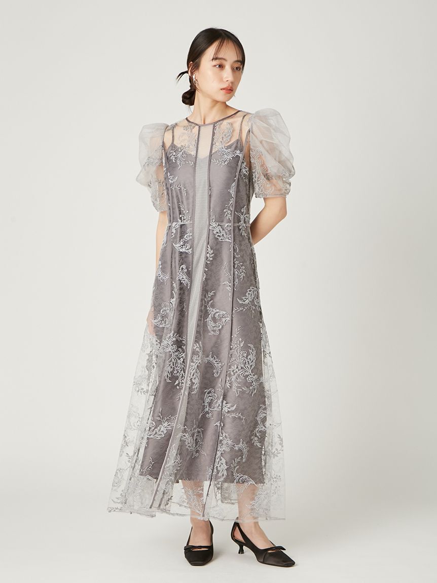コードフラワーレースドレス（FRAY I.D）｜ルミネのファッション通販
