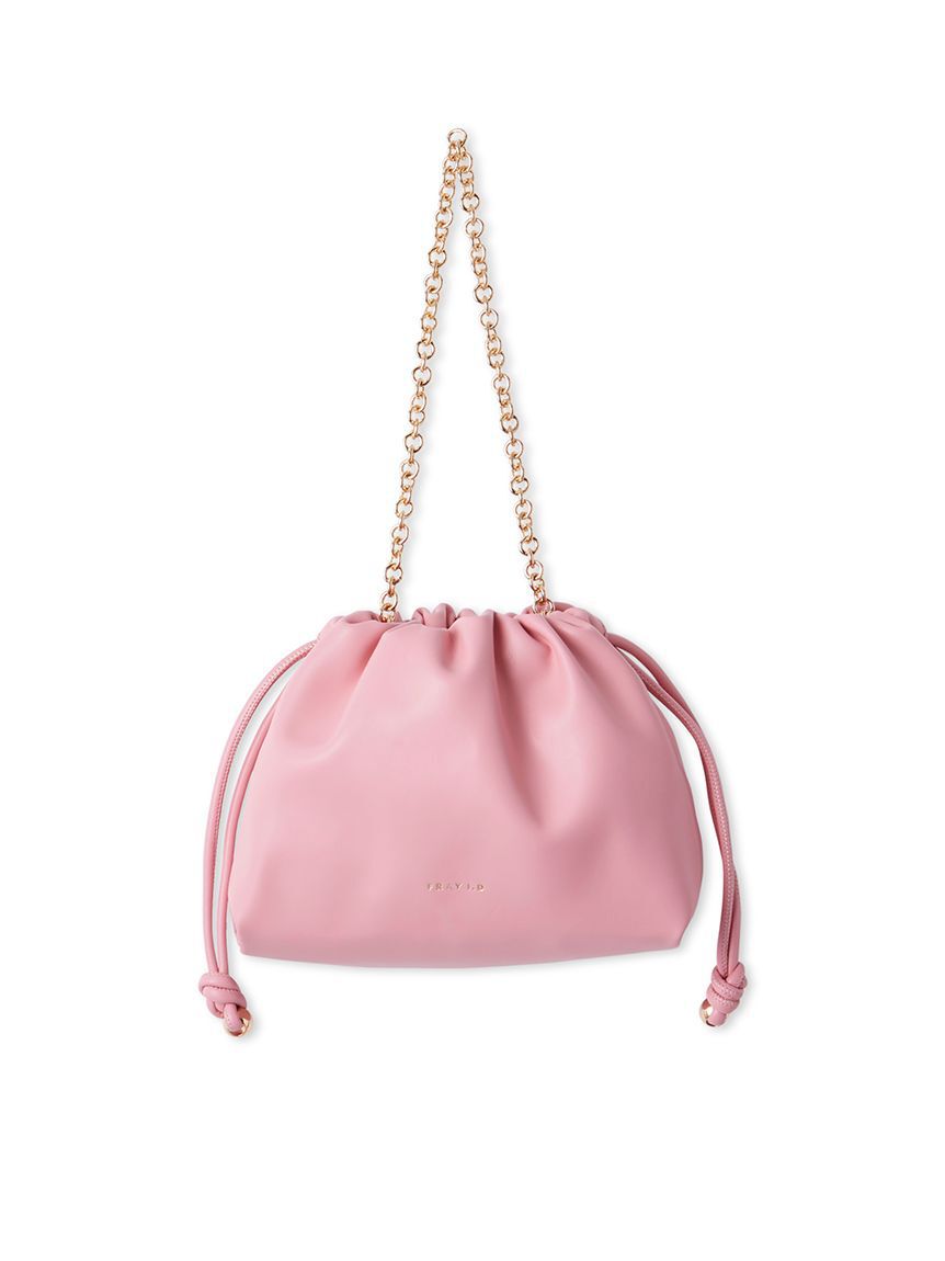 FRAY I.D「ノットドローストリングバッグ」|ショルダー・メッセンジャー|PNK