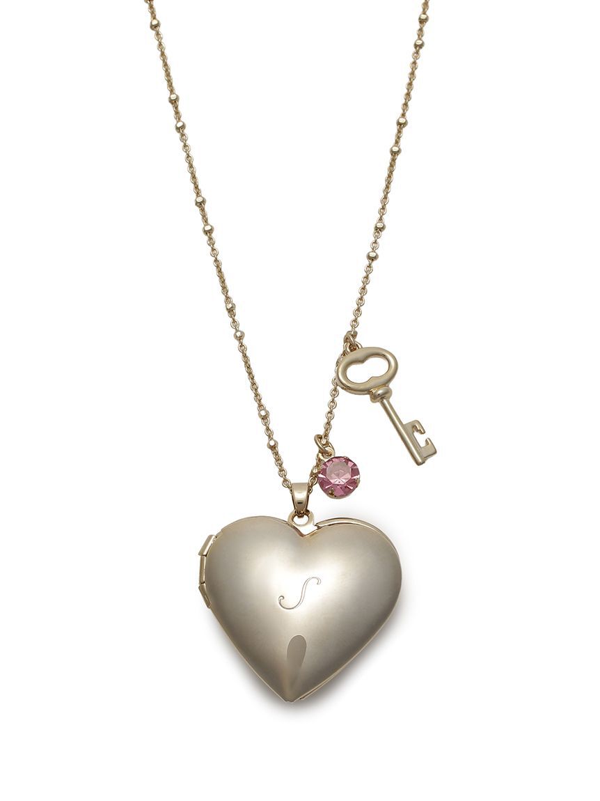 LILY BROWN「イニシャルハートロケットネックレス」|ネックレス|PNK