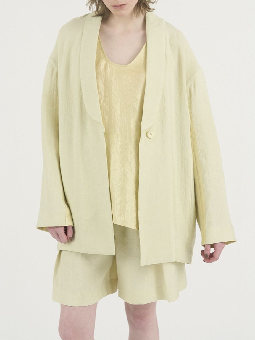 styling/「【セットアップ対応】バックサテンジャケット」|テーラードジャケット|LIME