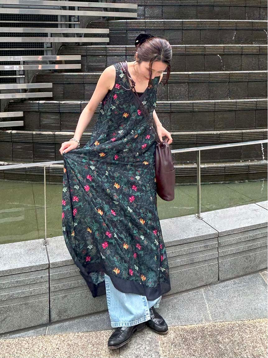 styling/「【styling/&times;KEITA MARUYAMA】シアージャガードワンピース」|ワンピース|