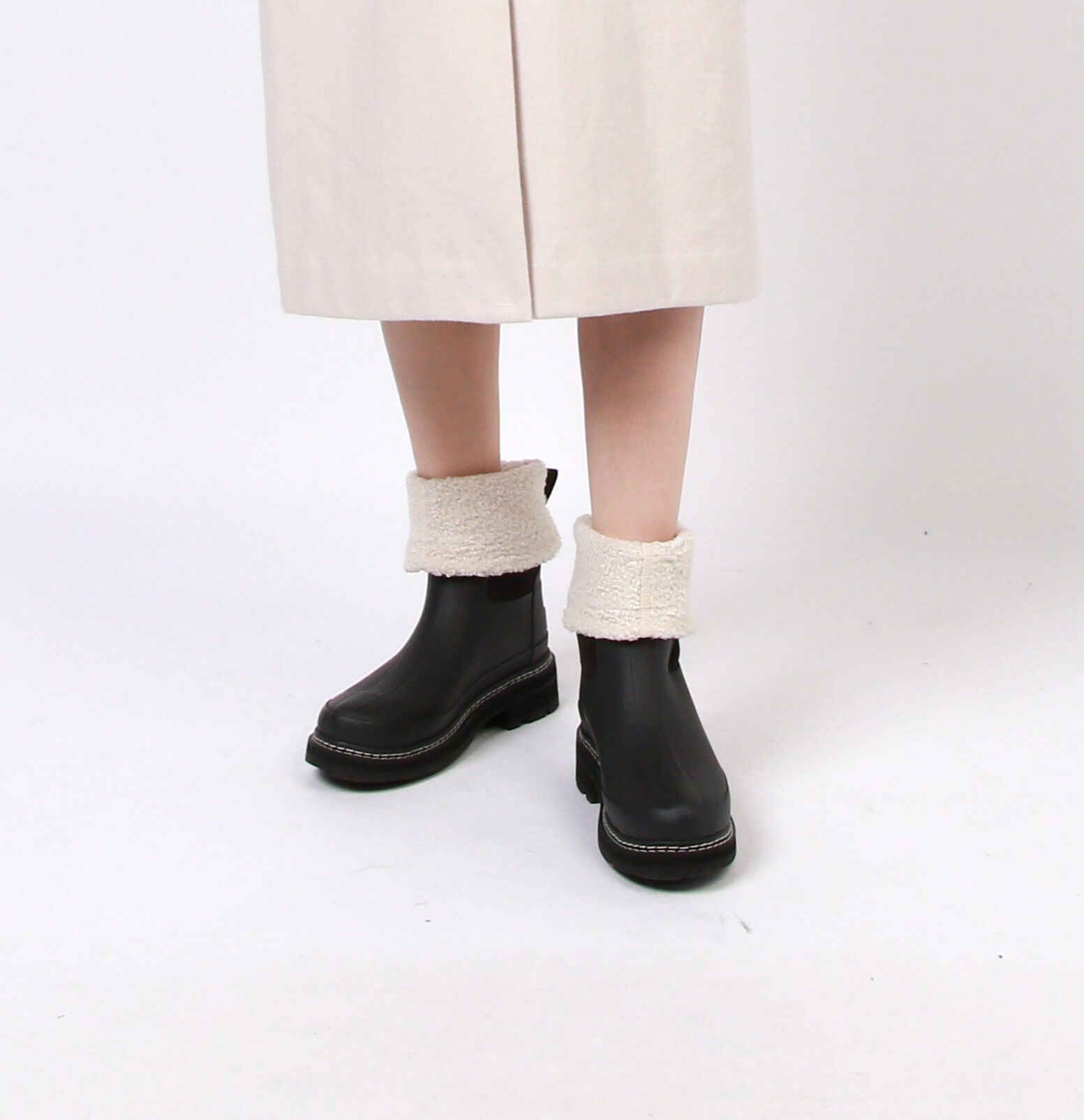 HUNTER「【レディース】リファインドステッチシェルパブーツ」|レインシューズ|