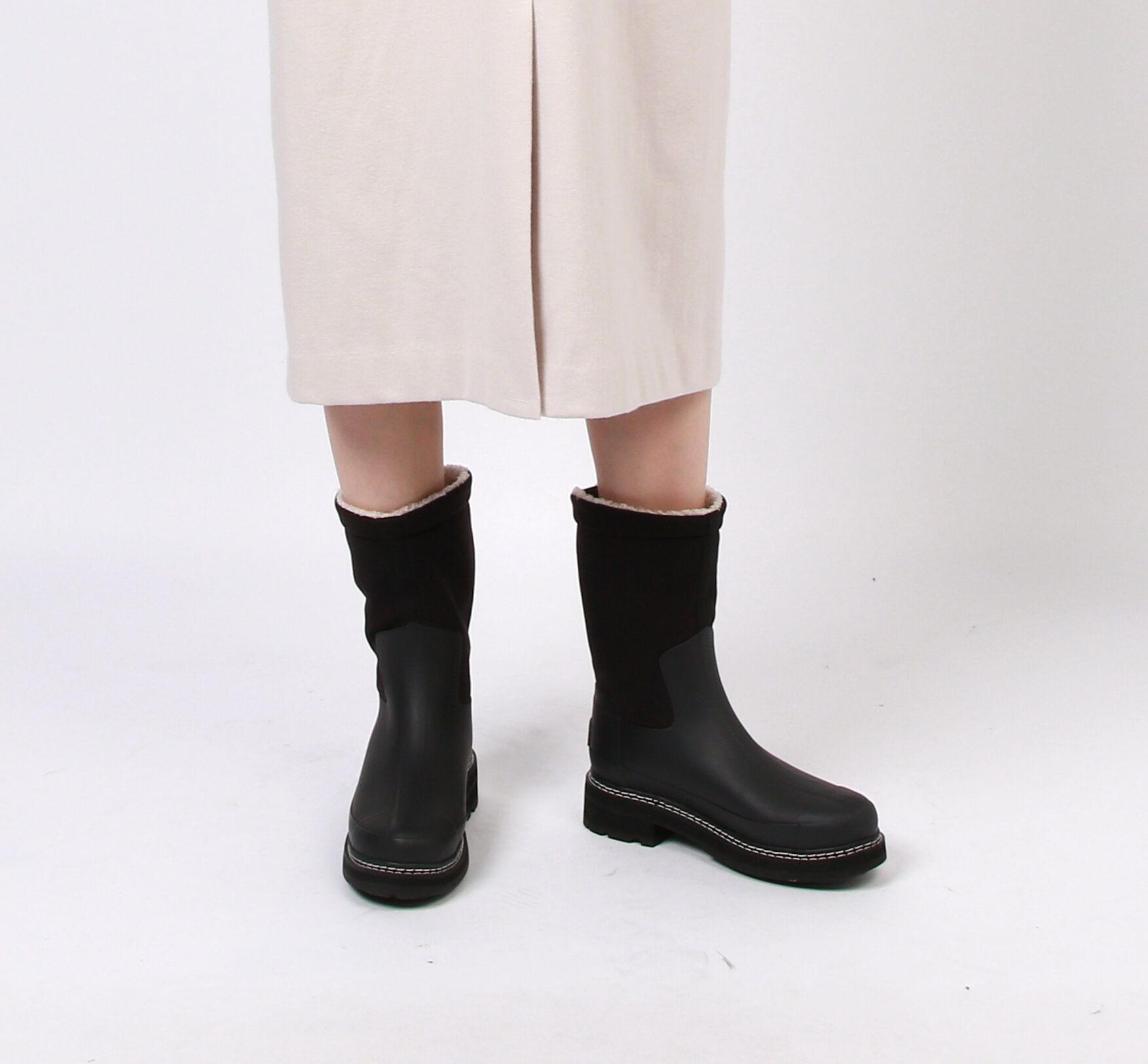 HUNTER「【レディース】リファインドステッチシェルパブーツ」|レインシューズ|