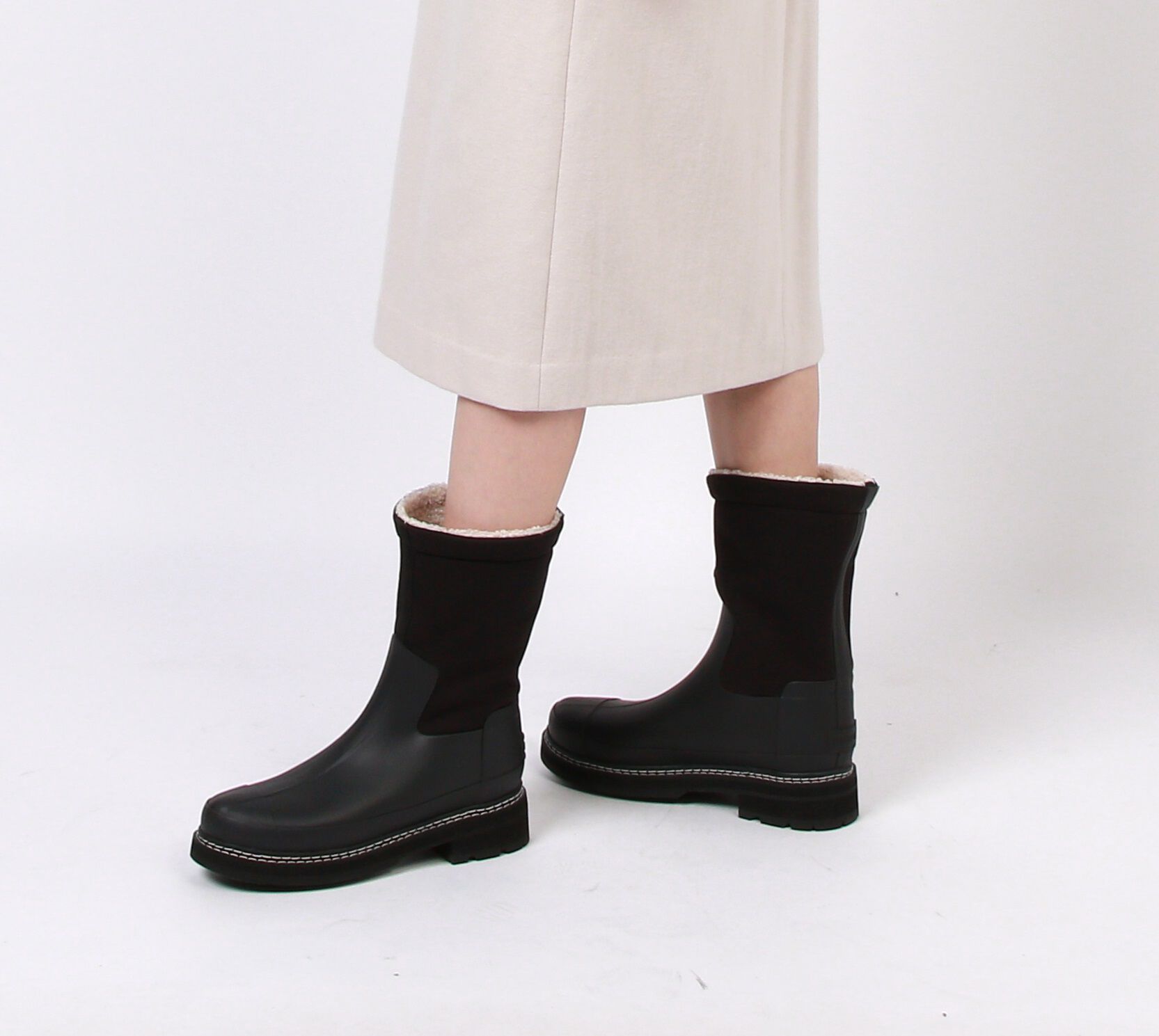 HUNTER「【レディース】リファインドステッチシェルパブーツ」|レインシューズ|