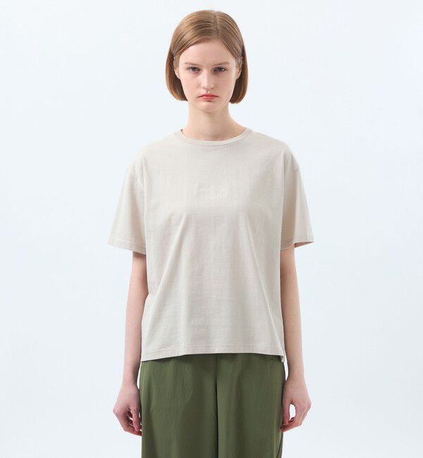 MACKINTOSH PHILOSOPHY「ライティングロゴ刺しゅうTシャツ」|Tシャツ・カットソー|