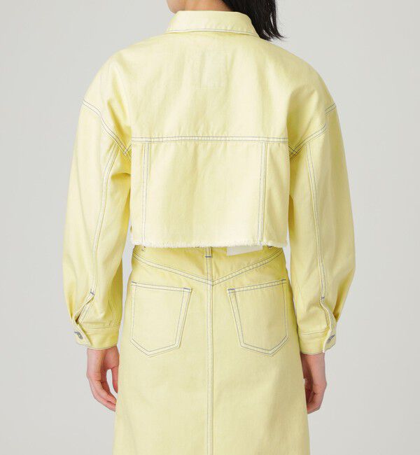  「【ドラマ着用商品】クロップトデニムGジャン」|ブルゾン・スタジャン|