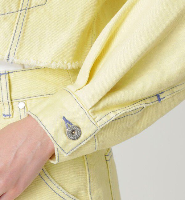  「【ドラマ着用商品】クロップトデニムGジャン」|ブルゾン・スタジャン|