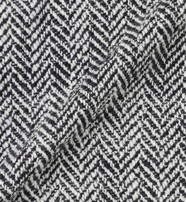  「ロービングヘリンボン ベルテッド ステンカラーウールコート」|その他|