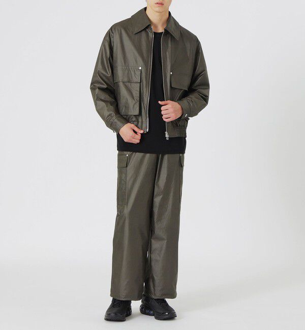  「ワックスヴィンテージライクフライトブルゾン」|ブルゾン・スタジャン|